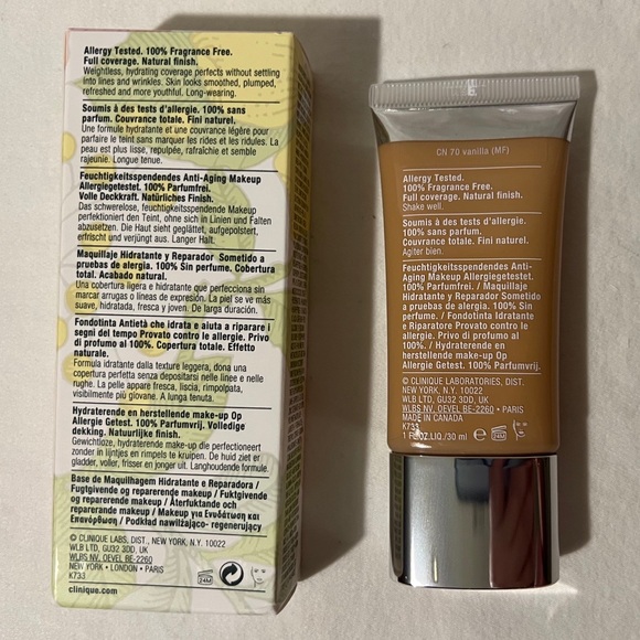 🌟NIB🌟 Vanilla Even Better Refresh Hydrating & Repairing Foundation SEALED! - Picture 4 of 9